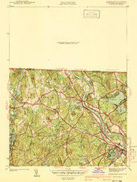 Tyngsboro New Hampshire Historical topographic map, 1:31680 scale, 7.5 X 7.5 Minute, Year 1941