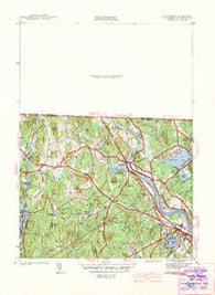 Tyngsboro New Hampshire Historical topographic map, 1:31680 scale, 7.5 X 7.5 Minute, Year 1942
