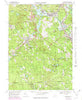 Uxbridge Massachusetts Historical topographic map, 1:24000 scale, 7.5 X 7.5 Minute, Year 1969