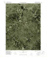 Uxbridge Massachusetts Historical topographic map, 1:25000 scale, 7.5 X 7.5 Minute, Year 1975