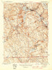 Uxbridge Massachusetts Historical topographic map, 1:31680 scale, 7.5 X 7.5 Minute, Year 1944