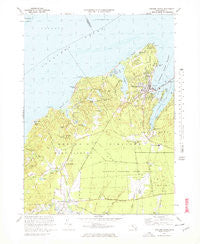 Vineyard Haven Massachusetts Historical topographic map, 1:25000 scale, 7.5 X 7.5 Minute, Year 1972