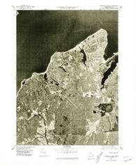 Vineyard Haven Massachusetts Historical topographic map, 1:25000 scale, 7.5 X 7.5 Minute, Year 1977