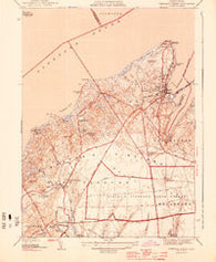 Vineyard Haven Massachusetts Historical topographic map, 1:31680 scale, 7.5 X 7.5 Minute, Year 1944