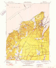 Vineyard Haven Massachusetts Historical topographic map, 1:31680 scale, 7.5 X 7.5 Minute, Year 1951