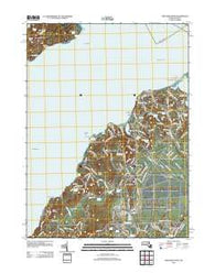 Vineyard Haven Massachusetts Historical topographic map, 1:24000 scale, 7.5 X 7.5 Minute, Year 2012