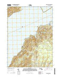 Vineyard Haven Massachusetts Current topographic map, 1:24000 scale, 7.5 X 7.5 Minute, Year 2015