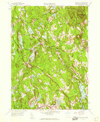 Wachusett Mtn Massachusetts Historical topographic map, 1:24000 scale, 7.5 X 7.5 Minute, Year 1956