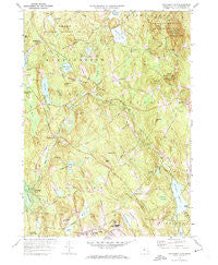 Wachusett Mtn Massachusetts Historical topographic map, 1:24000 scale, 7.5 X 7.5 Minute, Year 1972