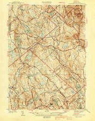 Wachusett Mtn Massachusetts Historical topographic map, 1:31680 scale, 7.5 X 7.5 Minute, Year 1940