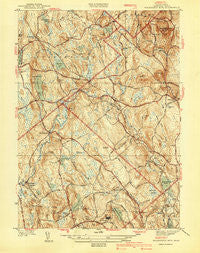 Wachusett Mtn Massachusetts Historical topographic map, 1:31680 scale, 7.5 X 7.5 Minute, Year 1940