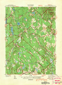 Wachusett Mtn Massachusetts Historical topographic map, 1:31680 scale, 7.5 X 7.5 Minute, Year 1942