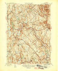 Wachusett Mtn Massachusetts Historical topographic map, 1:31680 scale, 7.5 X 7.5 Minute, Year 1946