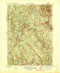 Wachusett Mtn Massachusetts Historical topographic map, 1:31680 scale, 7.5 X 7.5 Minute, Year 1946