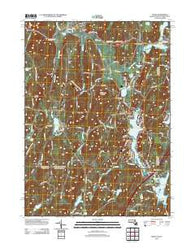 Wales Massachusetts Historical topographic map, 1:24000 scale, 7.5 X 7.5 Minute, Year 2012
