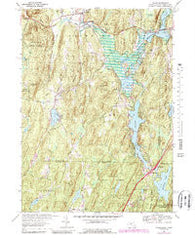 Wales Massachusetts Historical topographic map, 1:24000 scale, 7.5 X 7.5 Minute, Year 1967