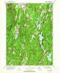 Wales Massachusetts Historical topographic map, 1:24000 scale, 7.5 X 7.5 Minute, Year 1952