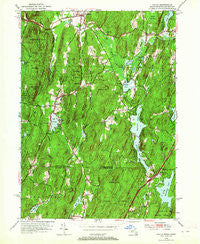 Wales Massachusetts Historical topographic map, 1:24000 scale, 7.5 X 7.5 Minute, Year 1952