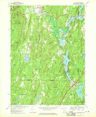 Wales Massachusetts Historical topographic map, 1:24000 scale, 7.5 X 7.5 Minute, Year 1967