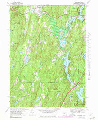 Wales Massachusetts Historical topographic map, 1:24000 scale, 7.5 X 7.5 Minute, Year 1967