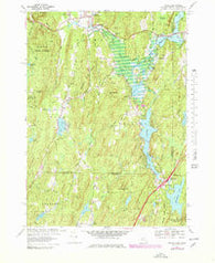 Wales Massachusetts Historical topographic map, 1:25000 scale, 7.5 X 7.5 Minute, Year 1967