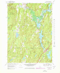 Wales Massachusetts Historical topographic map, 1:25000 scale, 7.5 X 7.5 Minute, Year 1967