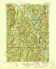Wales Massachusetts Historical topographic map, 1:31680 scale, 7.5 X 7.5 Minute, Year 1946