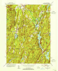 Wales Massachusetts Historical topographic map, 1:31680 scale, 7.5 X 7.5 Minute, Year 1952