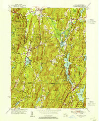Wales Massachusetts Historical topographic map, 1:31680 scale, 7.5 X 7.5 Minute, Year 1952