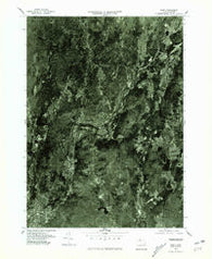 Ware Massachusetts Historical topographic map, 1:25000 scale, 7.5 X 7.5 Minute, Year 1975