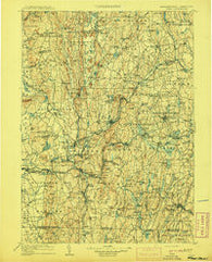 Ware Massachusetts Historical topographic map, 1:125000 scale, 30 X 30 Minute, Year 1908