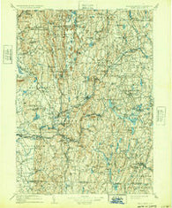 Ware Massachusetts Historical topographic map, 1:125000 scale, 30 X 30 Minute, Year 1908