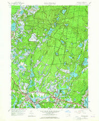 Wareham Massachusetts Historical topographic map, 1:24000 scale, 7.5 X 7.5 Minute, Year 1957