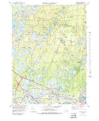 Wareham Massachusetts Historical topographic map, 1:25000 scale, 7.5 X 7.5 Minute, Year 1972