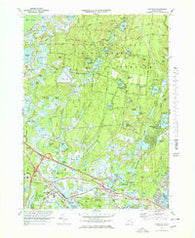 Wareham Massachusetts Historical topographic map, 1:25000 scale, 7.5 X 7.5 Minute, Year 1972