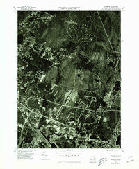 Wareham Massachusetts Historical topographic map, 1:25000 scale, 7.5 X 7.5 Minute, Year 1977