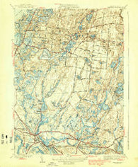 Wareham Massachusetts Historical topographic map, 1:31680 scale, 7.5 X 7.5 Minute, Year 1939