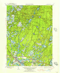 Wareham Massachusetts Historical topographic map, 1:31680 scale, 7.5 X 7.5 Minute, Year 1946