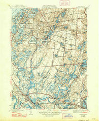 Wareham Massachusetts Historical topographic map, 1:31680 scale, 7.5 X 7.5 Minute, Year 1939