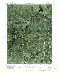 Warren Massachusetts Historical topographic map, 1:25000 scale, 7.5 X 7.5 Minute, Year 1975