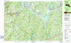 Warren Massachusetts Historical topographic map, 1:25000 scale, 7.5 X 15 Minute, Year 1982