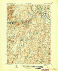 Warren Massachusetts Historical topographic map, 1:31680 scale, 7.5 X 7.5 Minute, Year 1946
