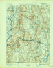 Warwick Massachusetts Historical topographic map, 1:62500 scale, 15 X 15 Minute, Year 1889