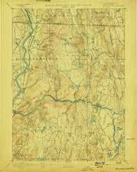 Warwick Massachusetts Historical topographic map, 1:62500 scale, 15 X 15 Minute, Year 1894