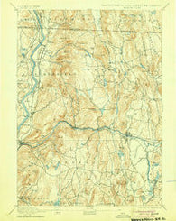 Warwick Massachusetts Historical topographic map, 1:62500 scale, 15 X 15 Minute, Year 1894