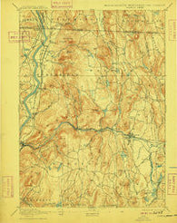 Warwick Massachusetts Historical topographic map, 1:62500 scale, 15 X 15 Minute, Year 1894