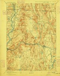 Warwick Massachusetts Historical topographic map, 1:62500 scale, 15 X 15 Minute, Year 1894