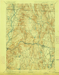 Warwick Massachusetts Historical topographic map, 1:62500 scale, 15 X 15 Minute, Year 1894