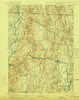 Warwick Massachusetts Historical topographic map, 1:62500 scale, 15 X 15 Minute, Year 1894