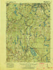 Webster Massachusetts Historical topographic map, 1:62500 scale, 15 X 15 Minute, Year 1921